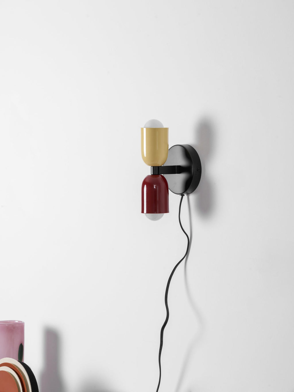 Red Wall Sconce Plug-In — Wall Sconce | Maison Monashee — view 85