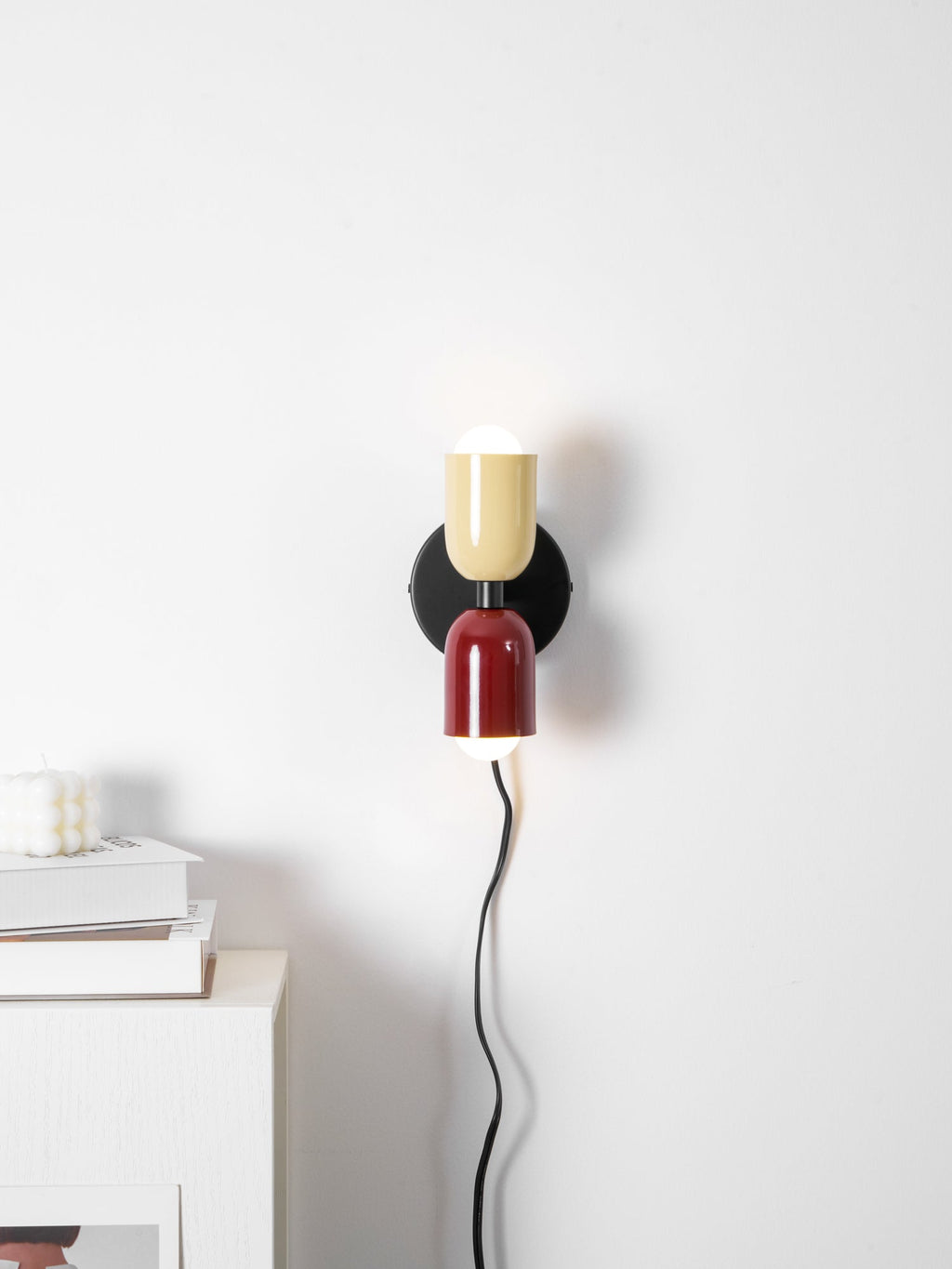 Red Wall Sconce Plug-In — Wall Sconce | Maison Monashee — view 86