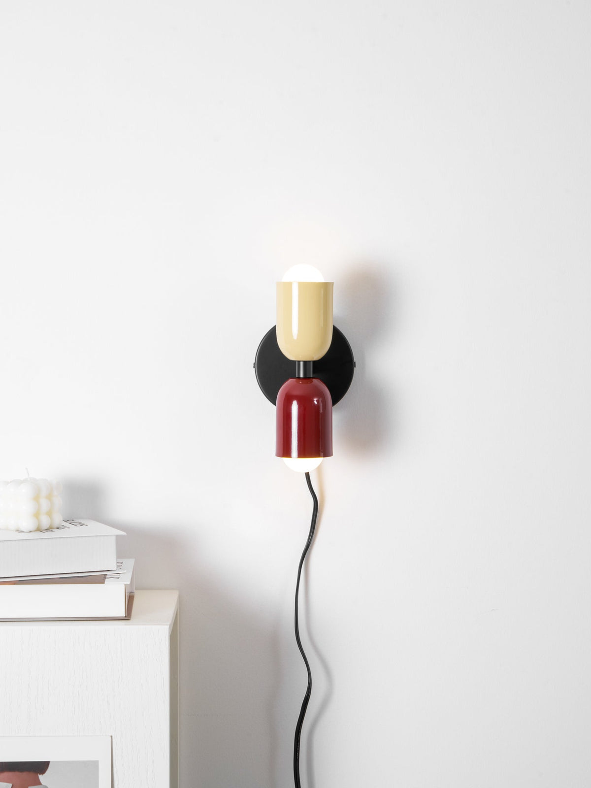 Red Wall Sconce Plug-In — Wall Sconce | Maison Monashee — view 86