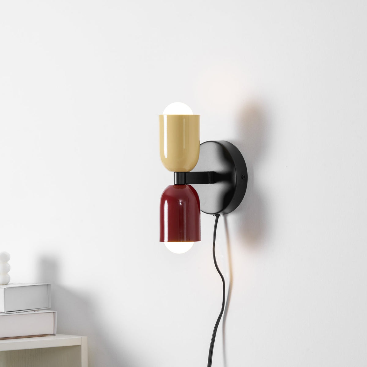 Red Wall Sconce Plug-In — Wall Sconce | Maison Monashee — view 88