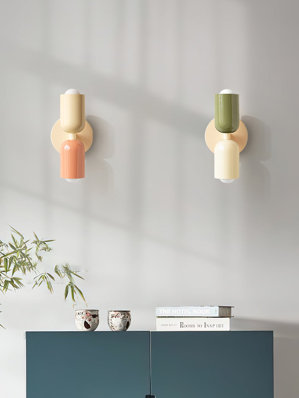 Red Wall Sconce Plug-In — Wall Sconce | Maison Monashee — view 64