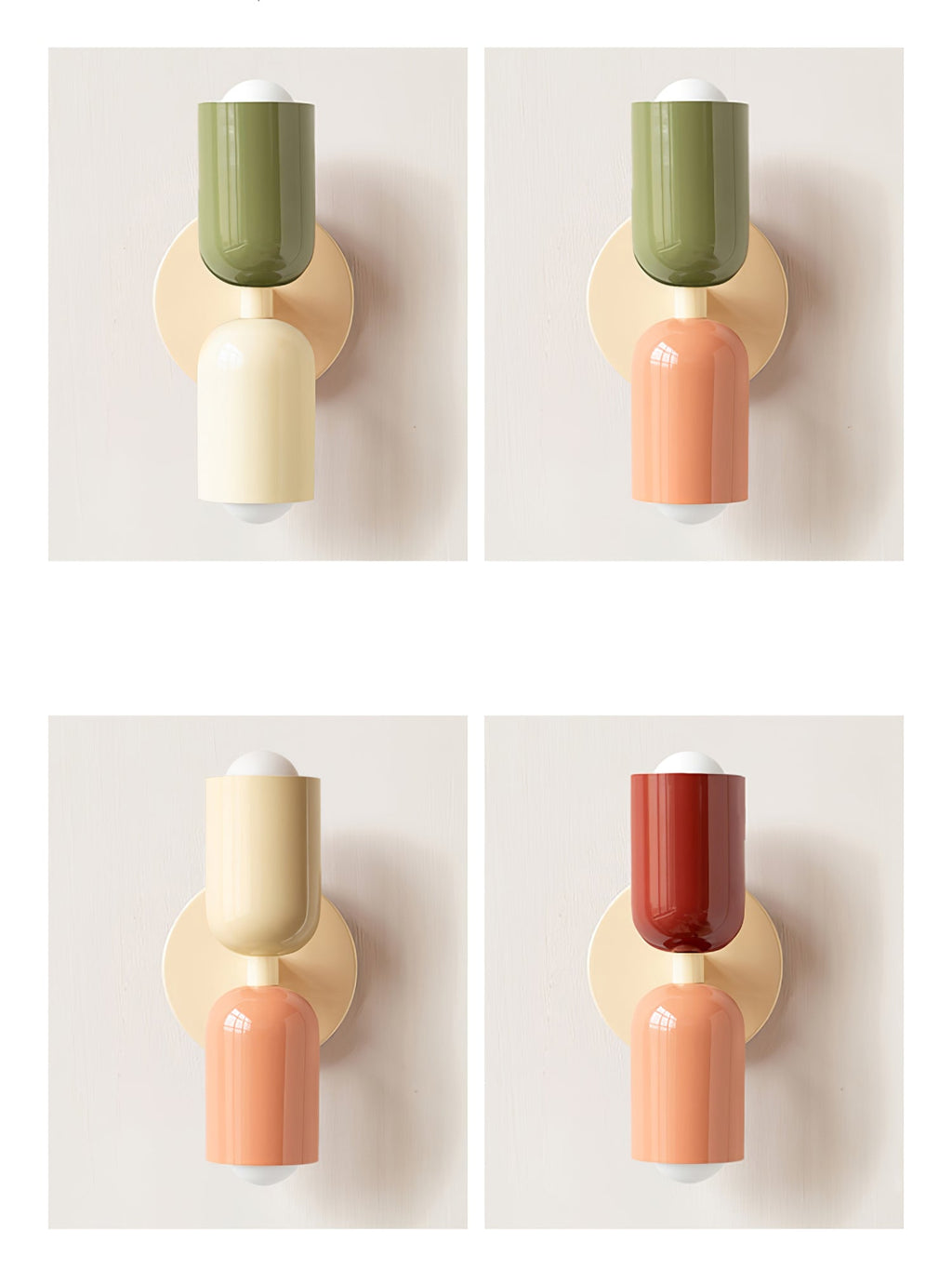 Red Wall Sconce Plug-In — Wall Sconce | Maison Monashee — view 65