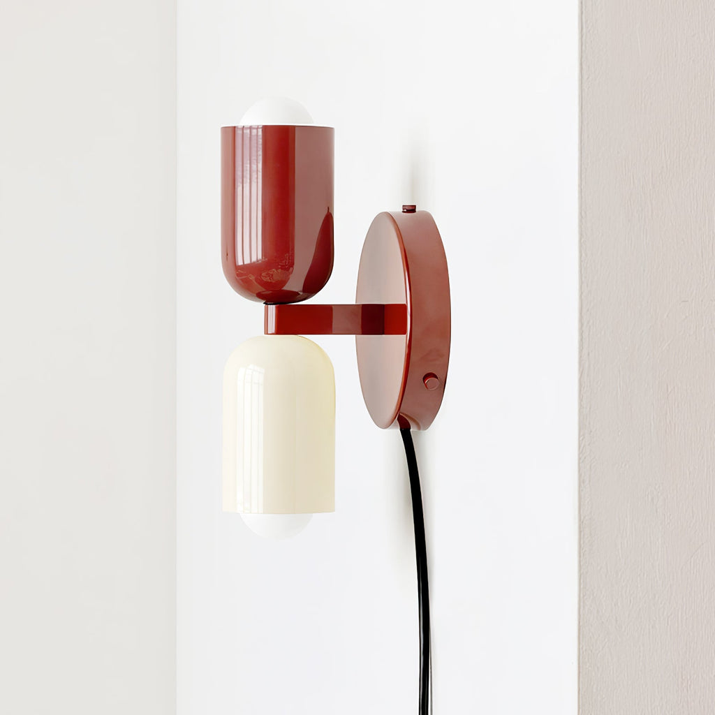 Red Wall Sconce Plug-In — Wall Sconce | Maison Monashee — view 73