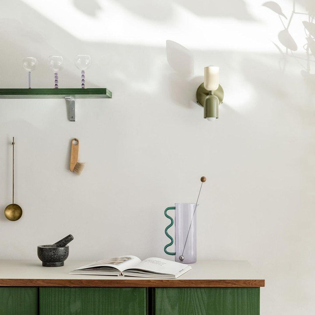 Red Wall Sconce Plug-In — Wall Sconce | Maison Monashee — view 30