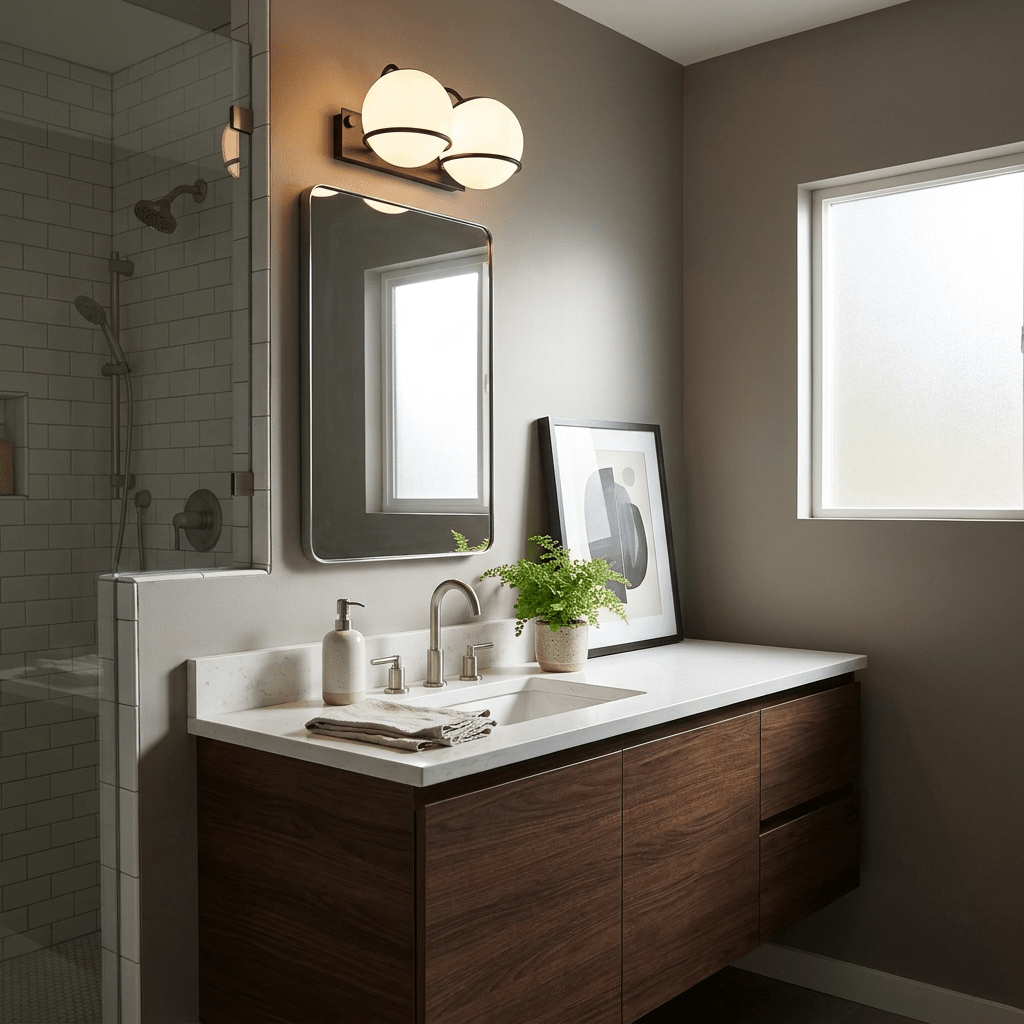 Milk Globe Sconce — Wall Sconce | Maison Monashee — view 3