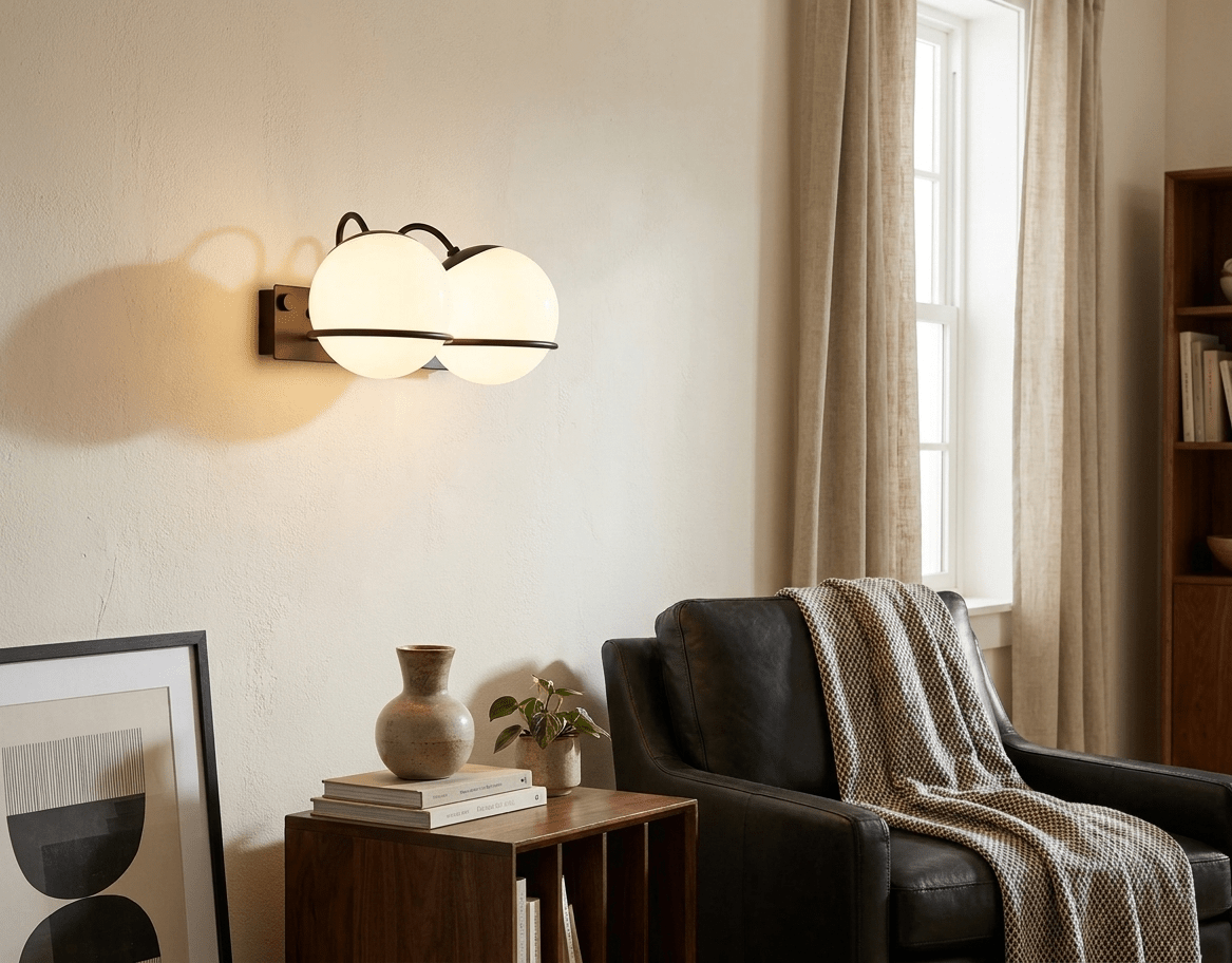 Milk Globe Sconce — Wall Sconce | Maison Monashee — view 4