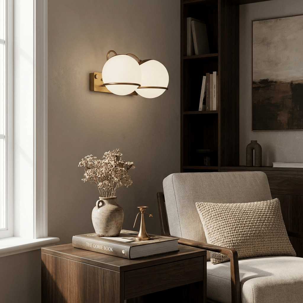 Milk Globe Sconce — Wall Sconce | Maison Monashee — view 8