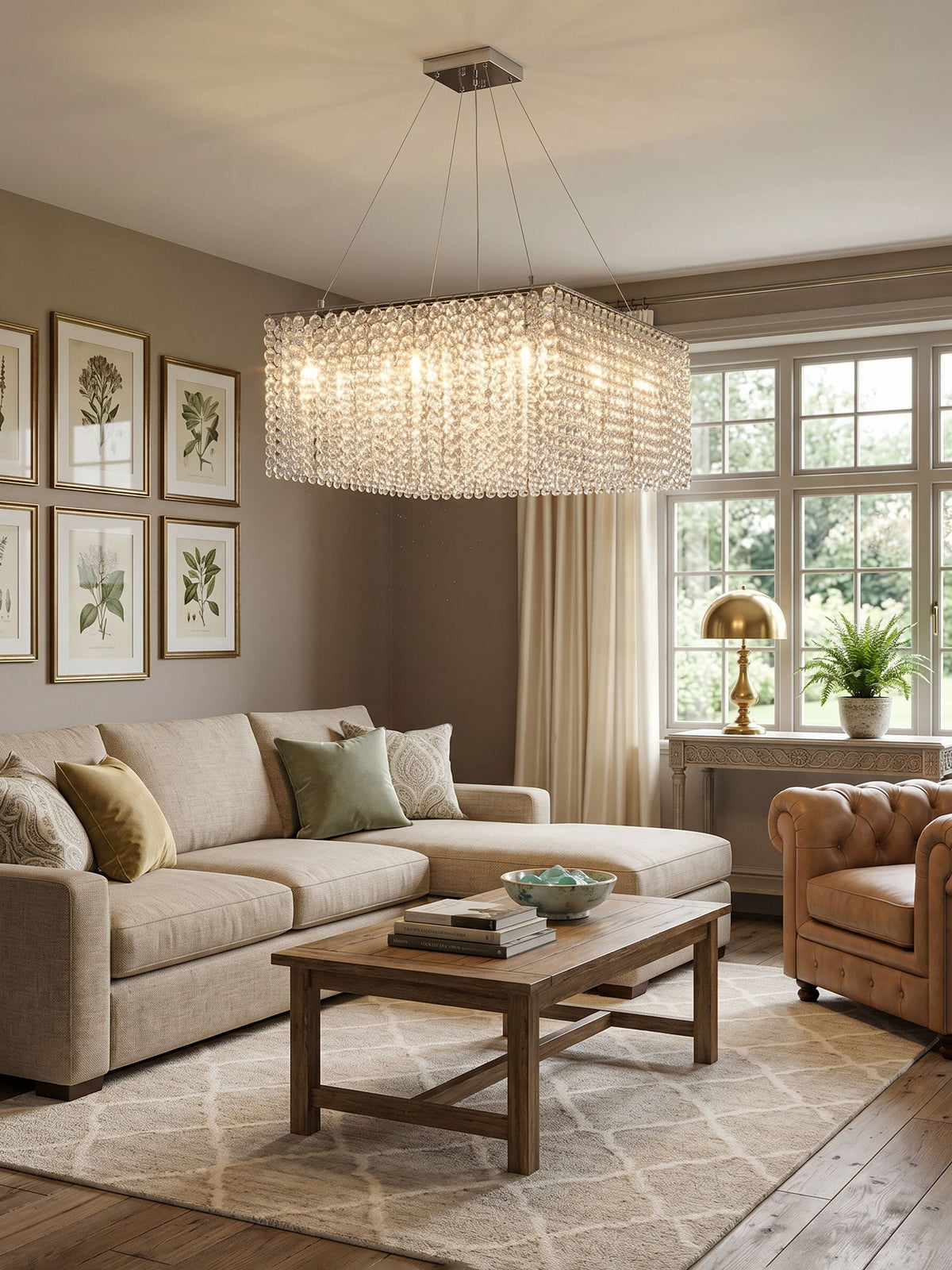Crystal Pendant Chandelier Lighting — Chandelier | Maison Monashee — view 5
