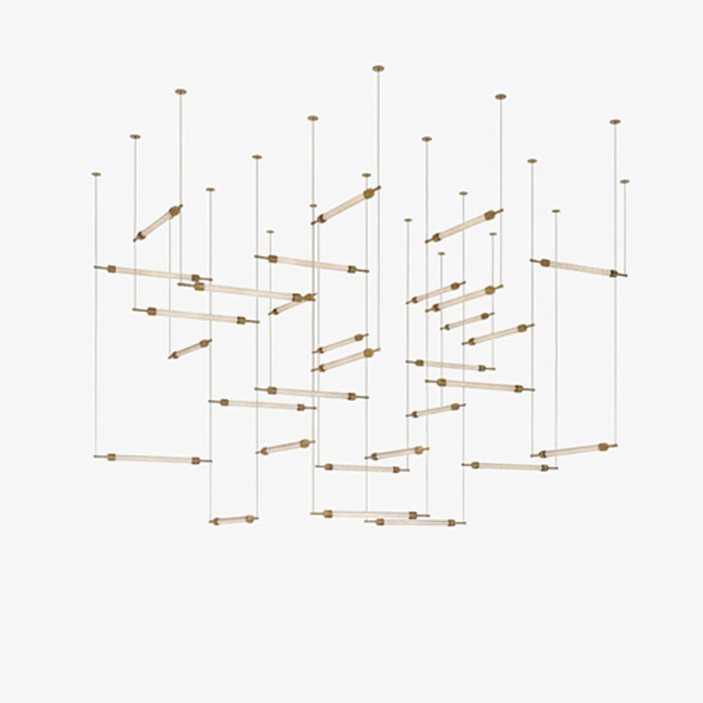 Gold Chandelier — Chandelier | Maison Monashee — view 34