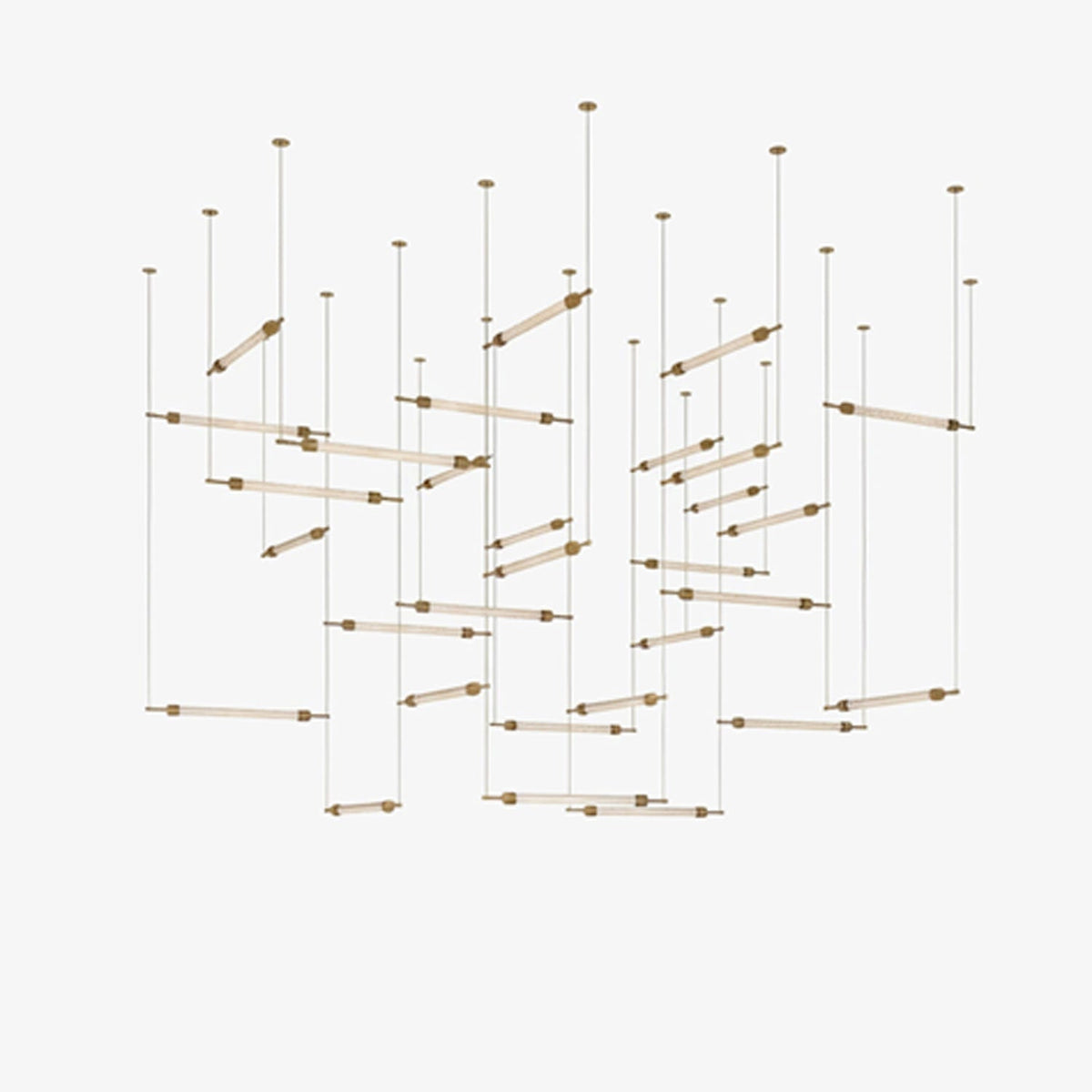 Gold Chandelier — Chandelier | Maison Monashee — view 34