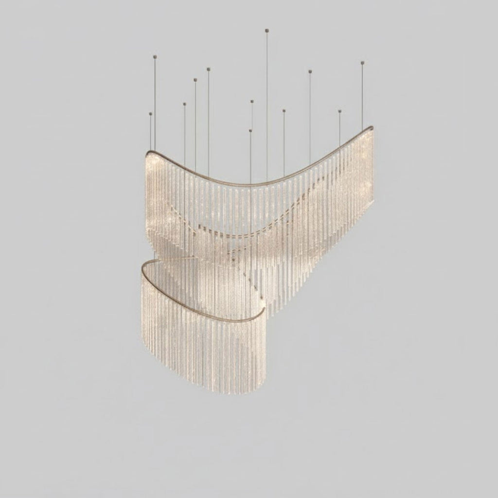 Cascading Crystal Chandelier — Chandelier | Maison Monashee — view 31