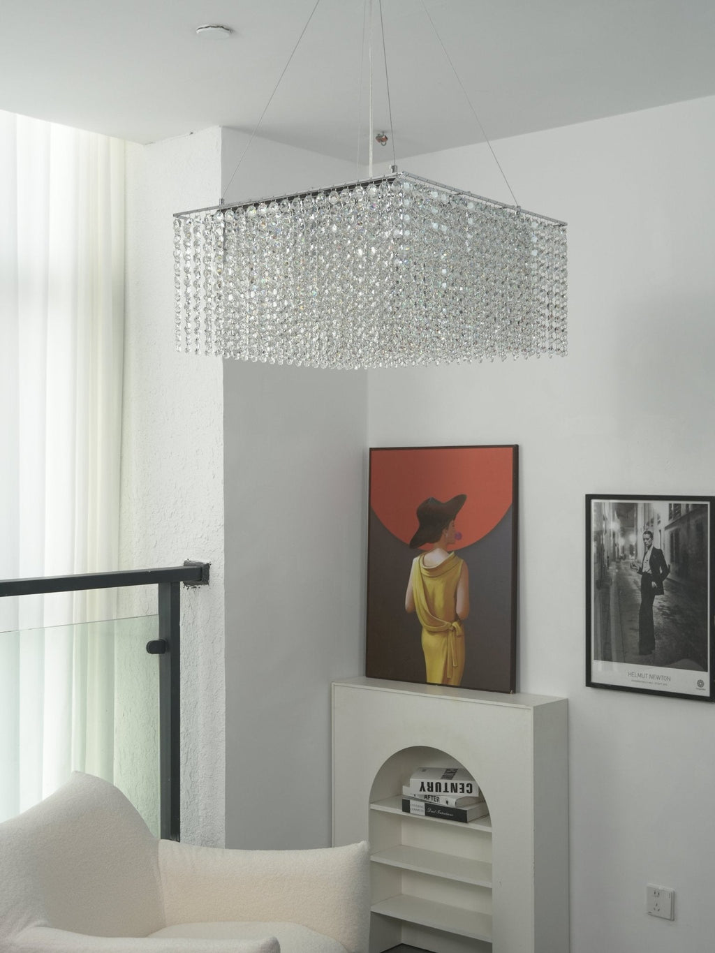 Crystal Pendant Chandelier Lighting — Chandelier | Maison Monashee — view 12