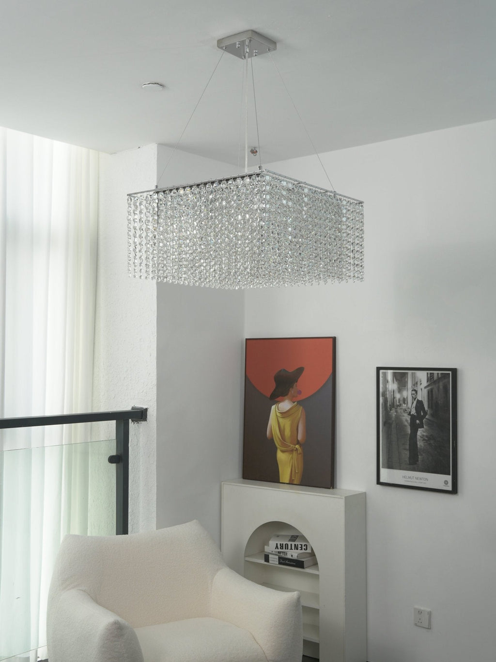 Crystal Pendant Chandelier Lighting — Chandelier | Maison Monashee — view 13
