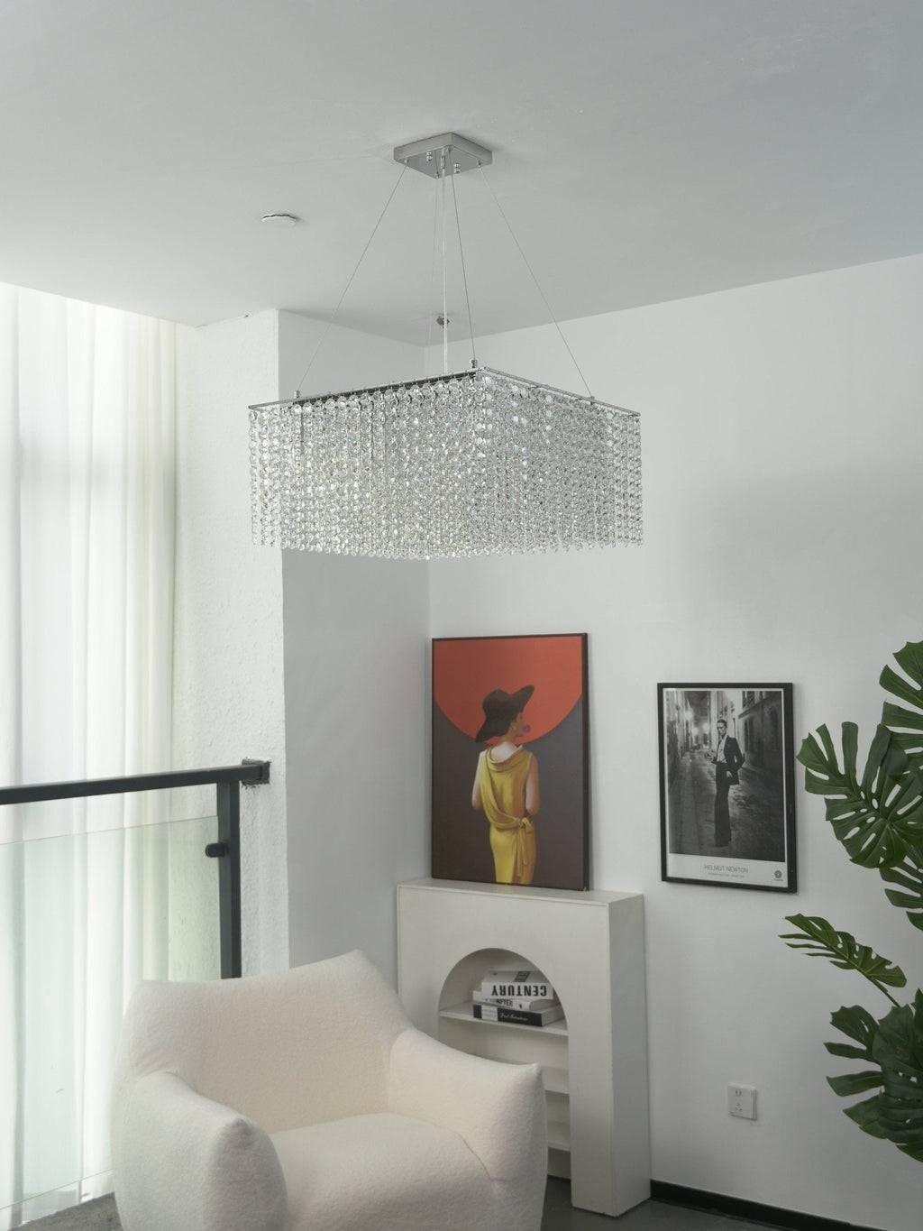 Crystal Pendant Chandelier Lighting — Chandelier | Maison Monashee — view 10