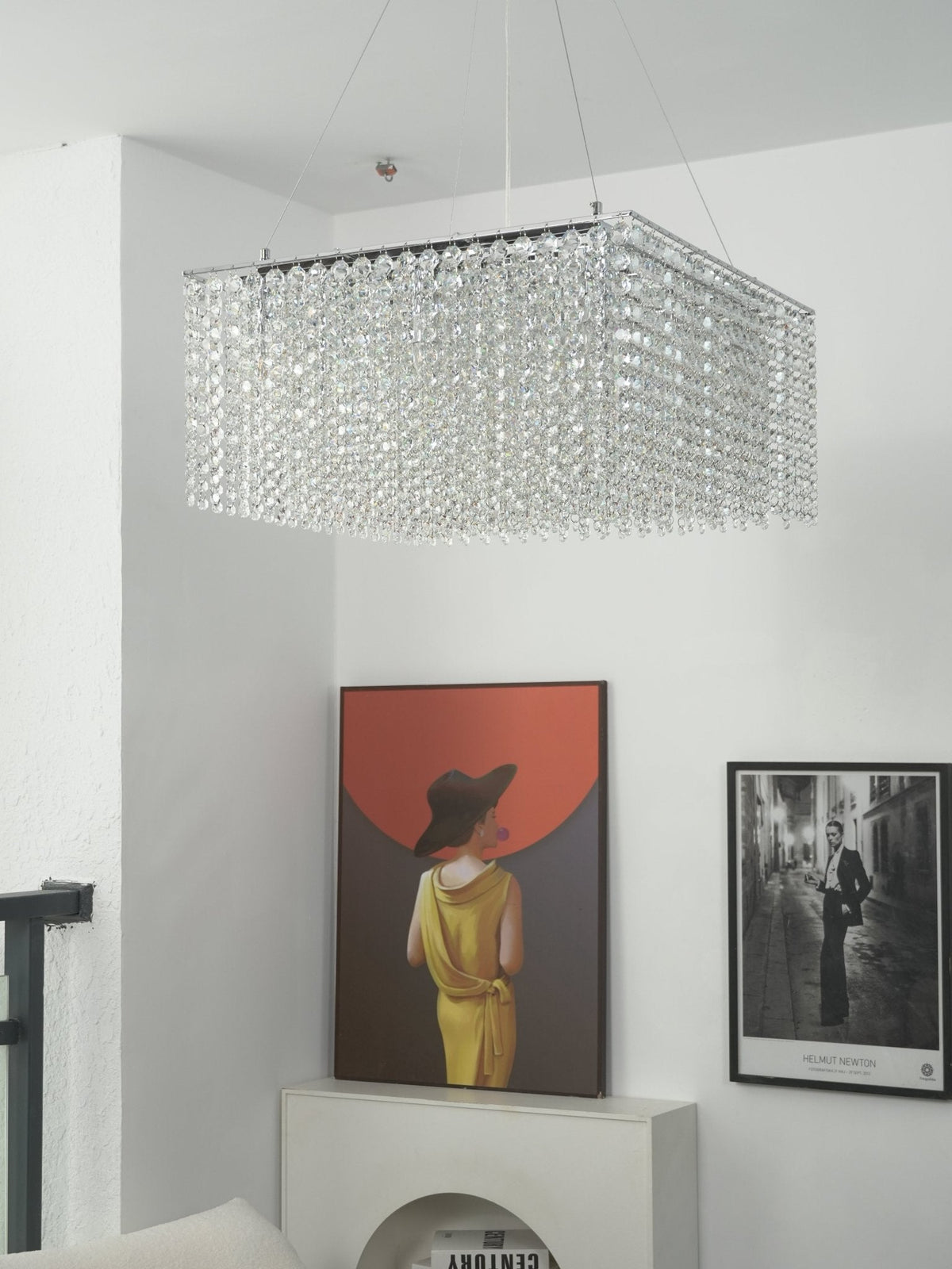 Crystal Pendant Chandelier Lighting — Chandelier | Maison Monashee — view 14