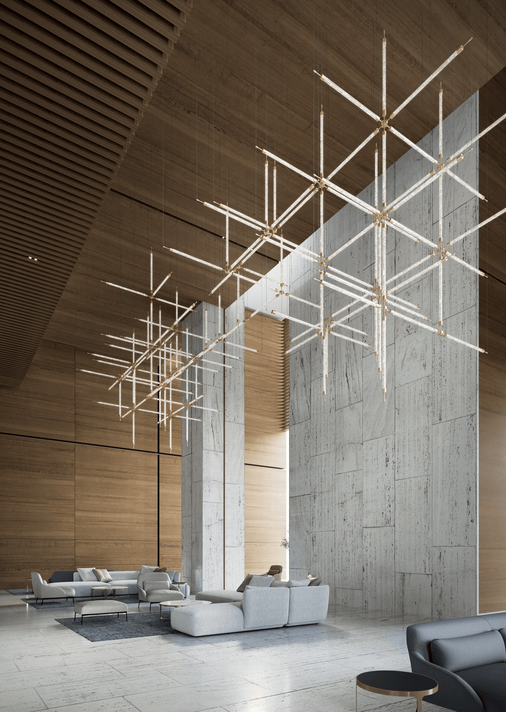 Gold Chandelier — Chandelier | Maison Monashee — view 9