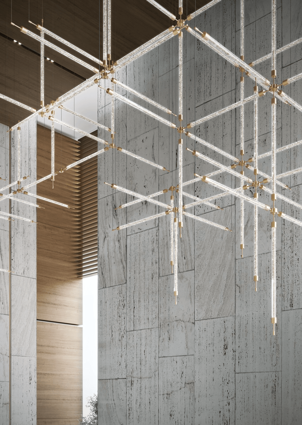 Gold Chandelier — Chandelier | Maison Monashee — view 11