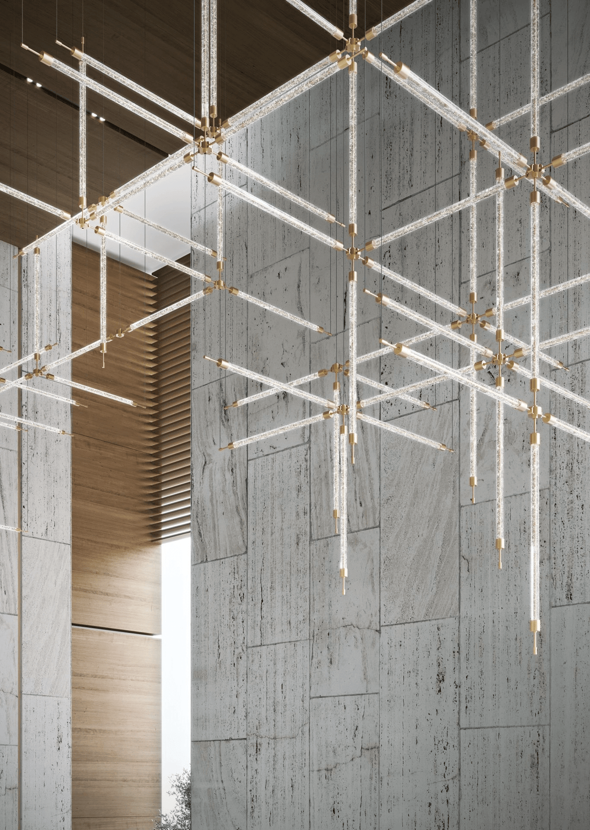 Gold Chandelier — Chandelier | Maison Monashee — view 11