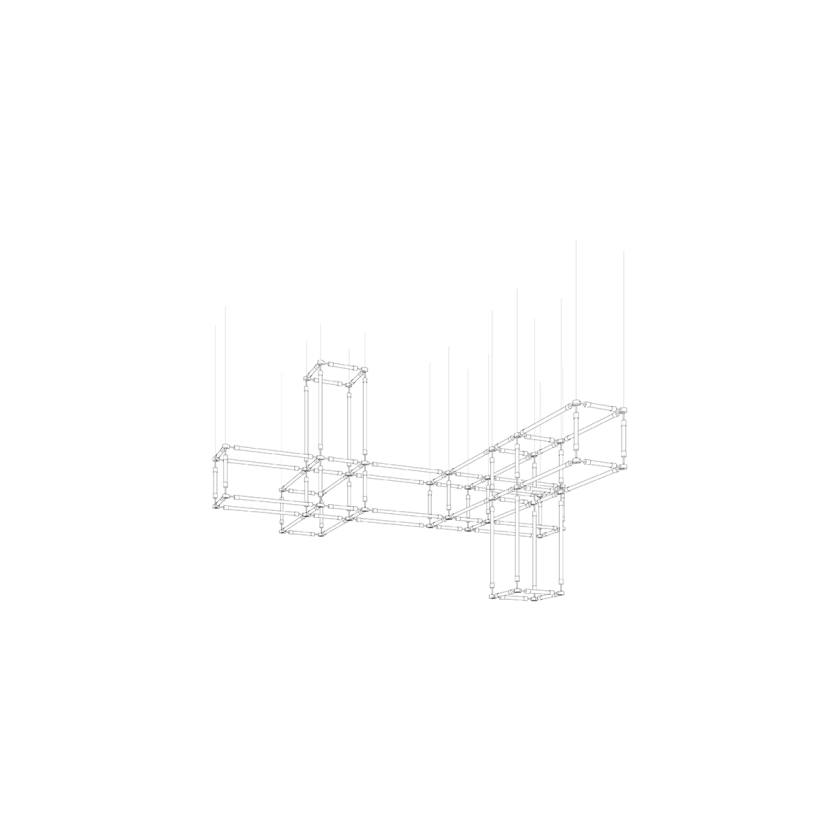 Gold Chandelier — Chandelier | Maison Monashee — view 23