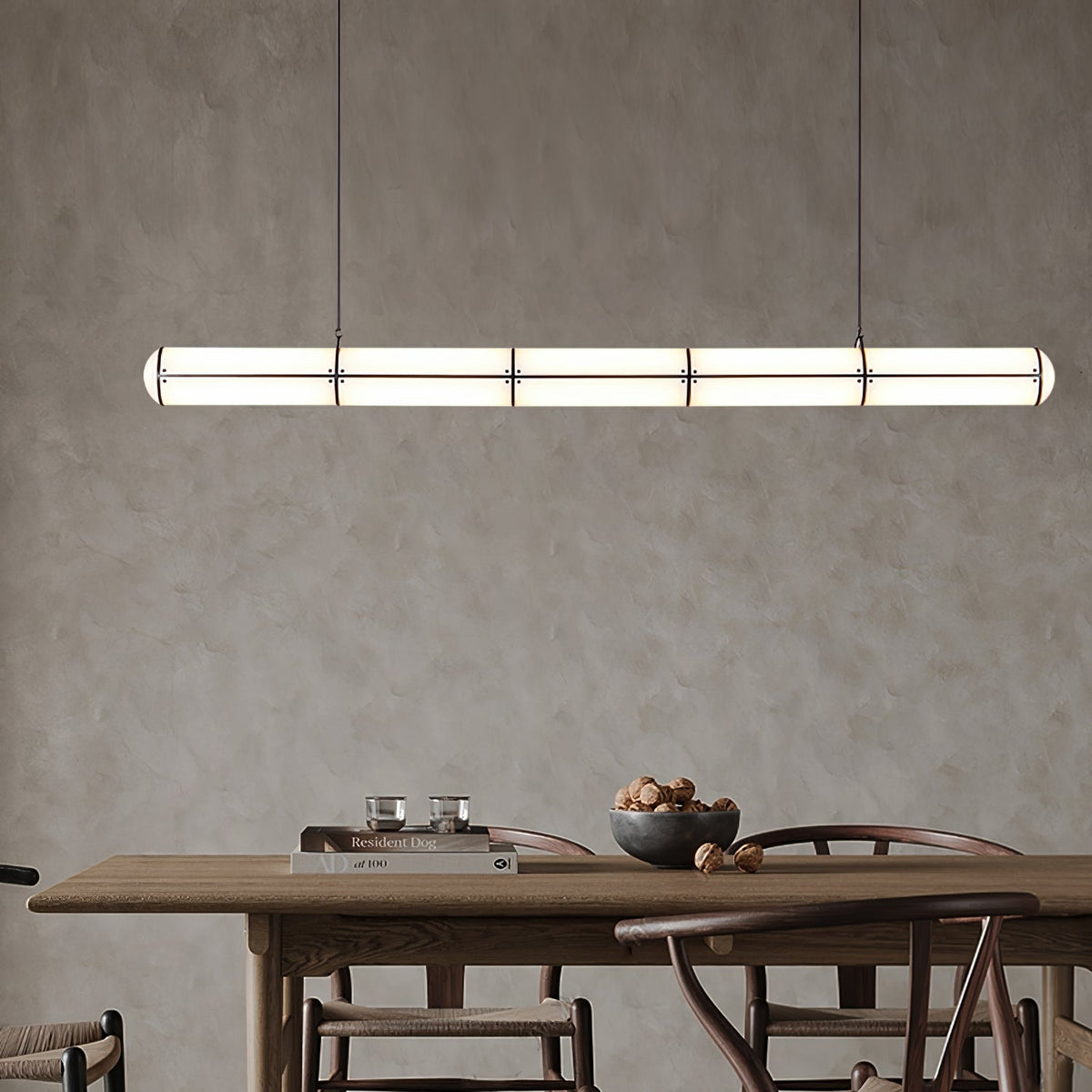 Round Linear Pendant Light — Pendant Light | Maison Monashee — view 7
