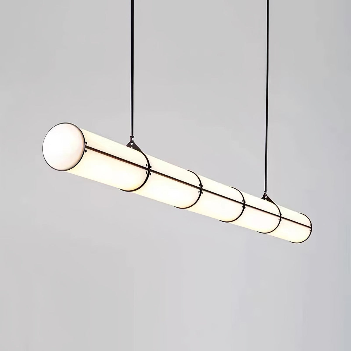 Round Linear Pendant Light — Pendant Light | Maison Monashee — view 37