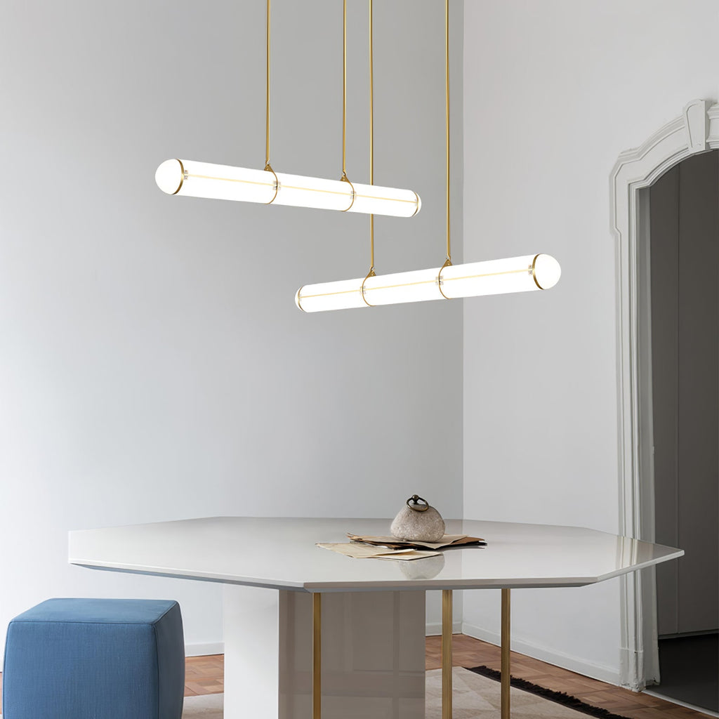 Round Linear Pendant Light — Pendant Light | Maison Monashee — view 8