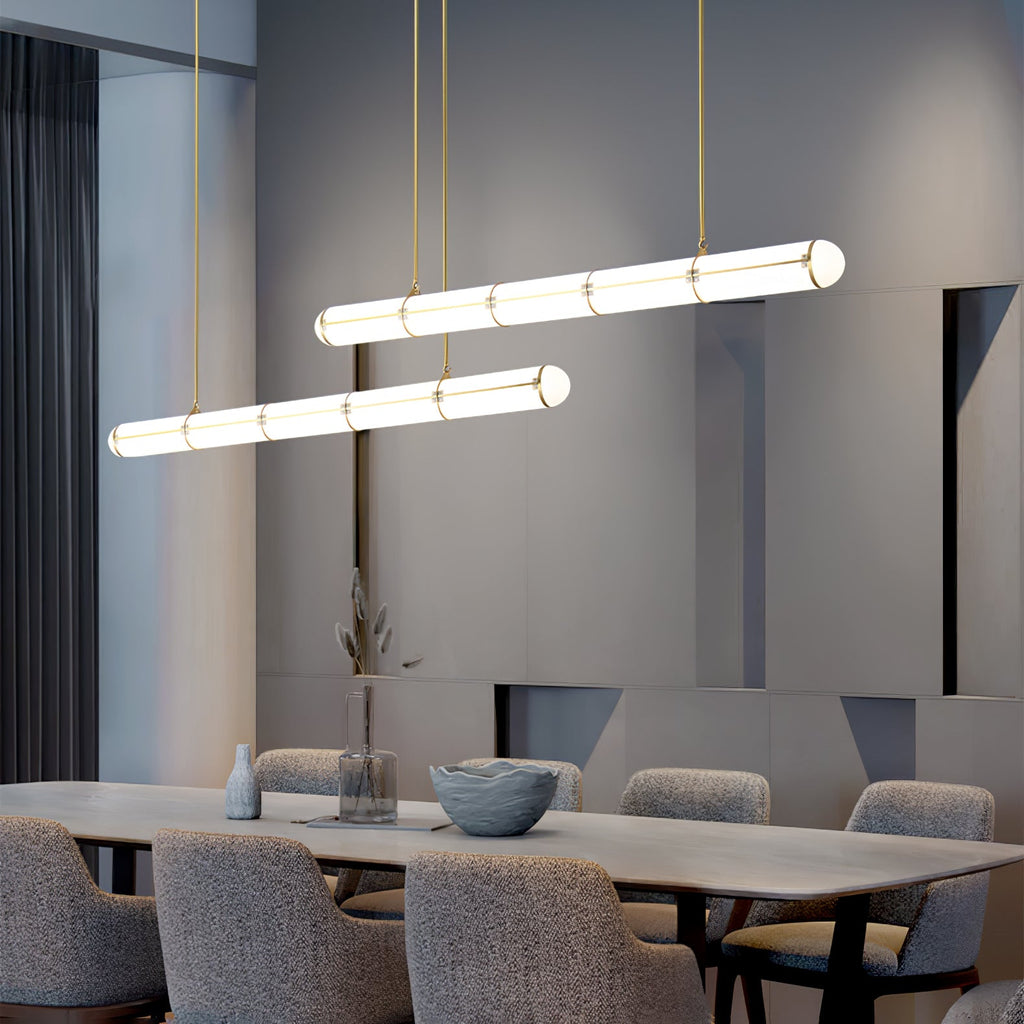 Round Linear Pendant Light — Pendant Light | Maison Monashee — view 9