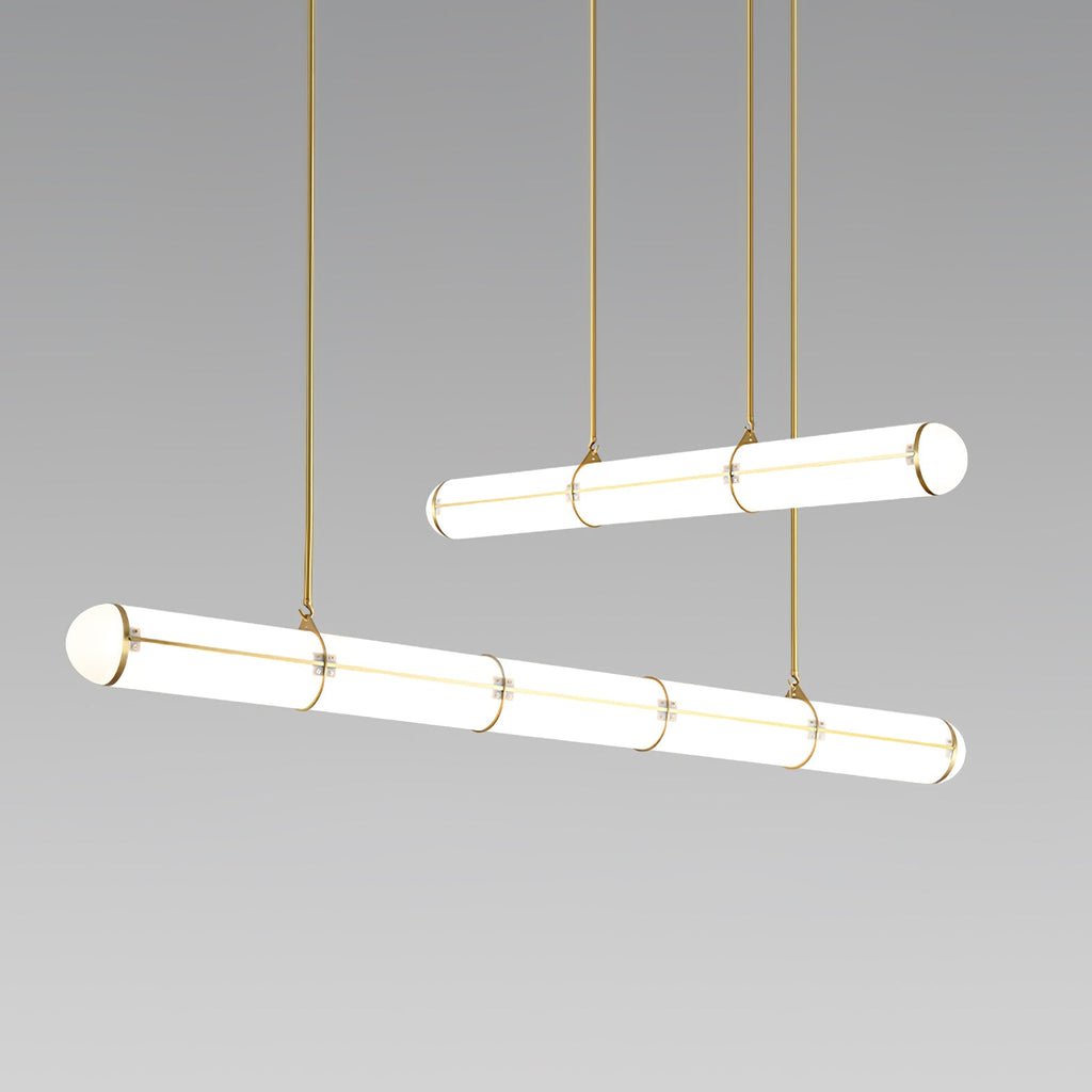 Round Linear Pendant Light — Pendant Light | Maison Monashee — view 28
