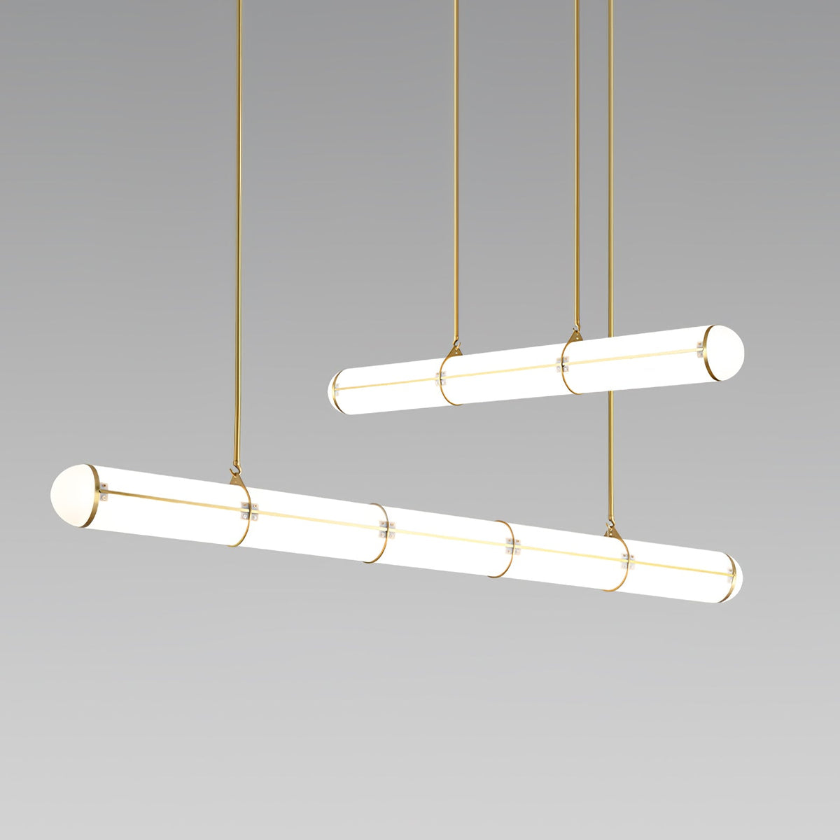 Round Linear Pendant Light — Pendant Light | Maison Monashee — view 28