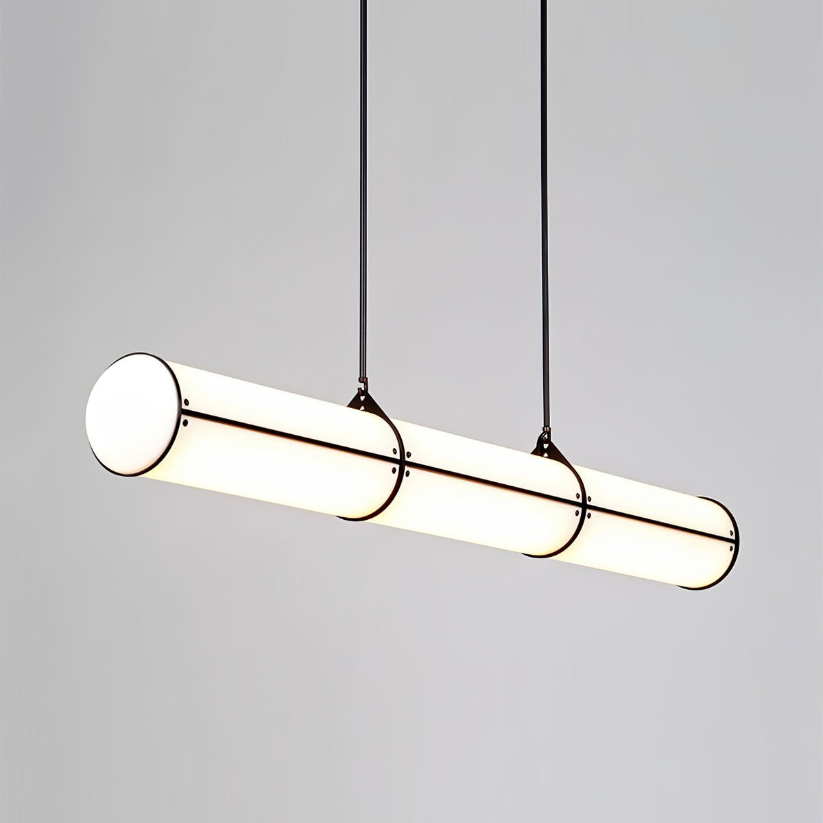 Round Linear Pendant Light — Pendant Light | Maison Monashee — view 30