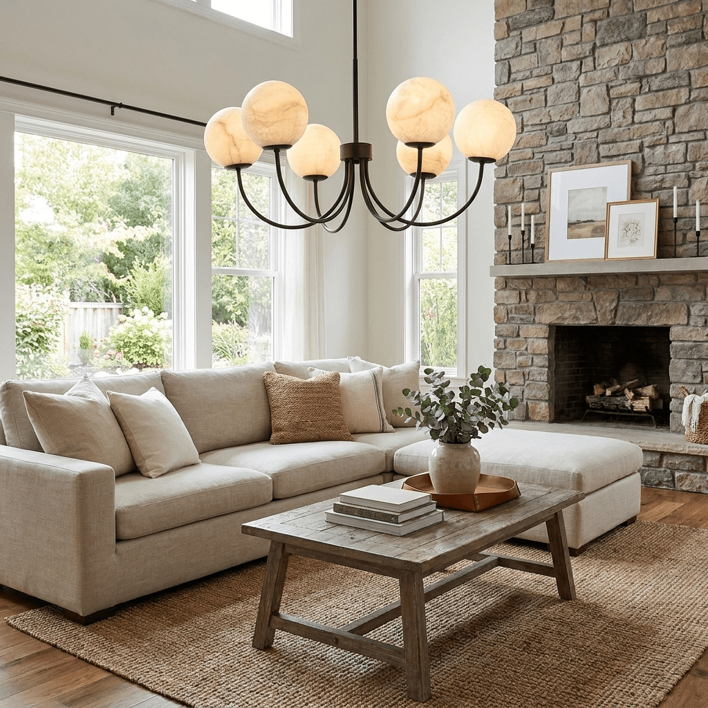 Globe Pendant Chandelier — Chandelier | Maison Monashee — view 9