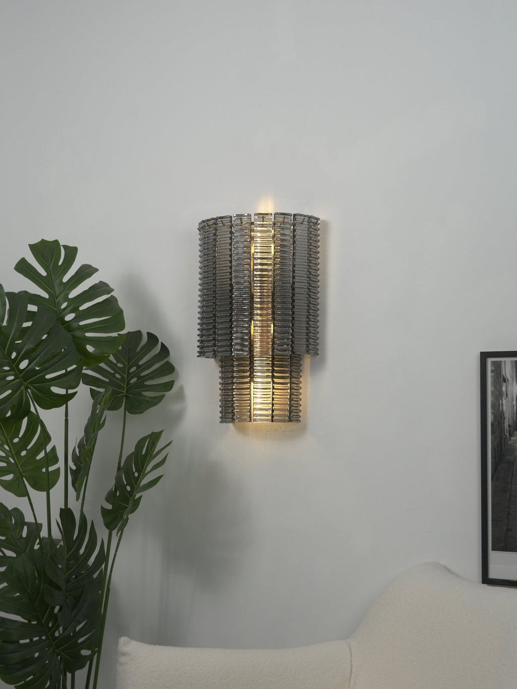 Gold and Glass Wall Sconce — Wall Sconce | Maison Monashee — view 13