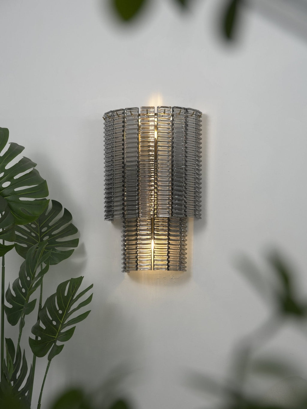 Gold and Glass Wall Sconce — Wall Sconce | Maison Monashee — view 14