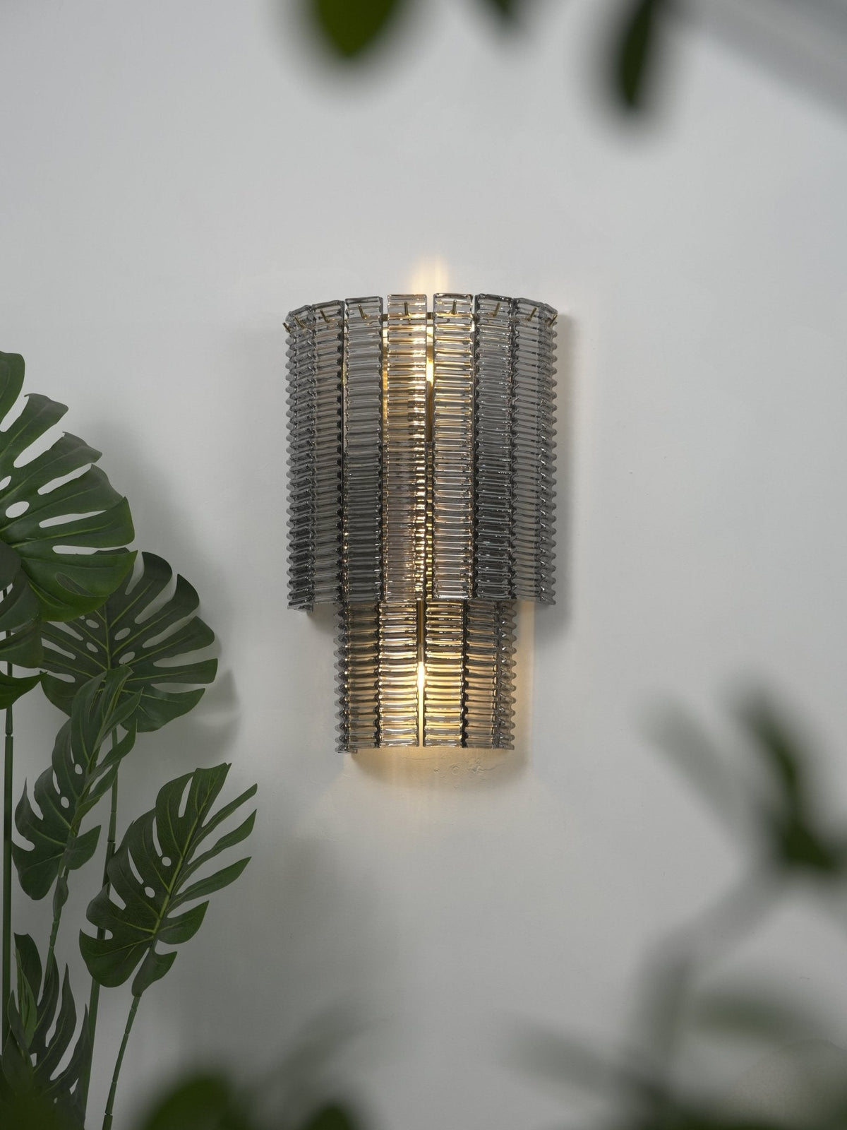 Gold and Glass Wall Sconce — Wall Sconce | Maison Monashee — view 14