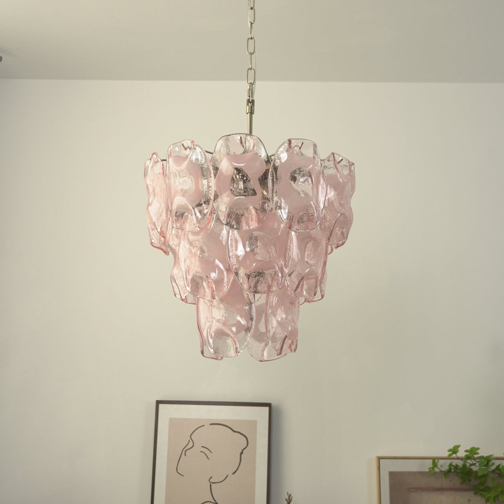 Brushed Nickel Dining Room Chandelier — Chandelier | Maison Monashee — view 12