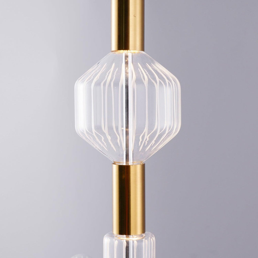 Gold Cylinder Pendant Light — Pendant Light | Maison Monashee — view 43