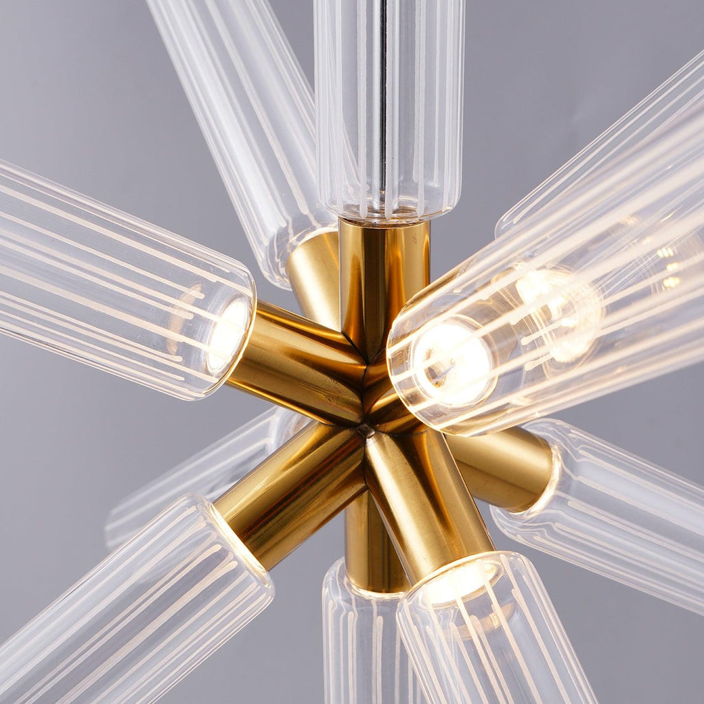 Gold Cylinder Pendant Light — Pendant Light | Maison Monashee — view 44