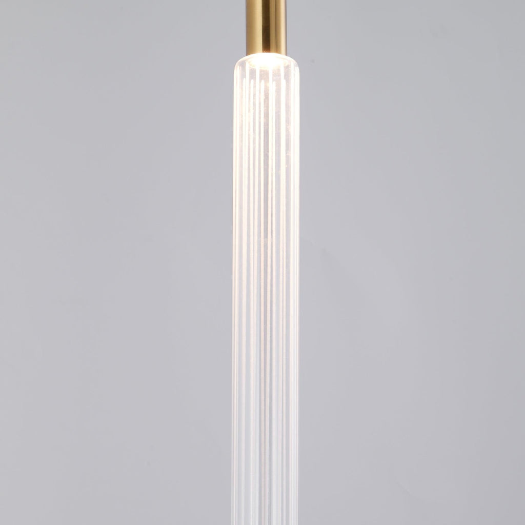 Gold Cylinder Pendant Light — Pendant Light | Maison Monashee — view 45