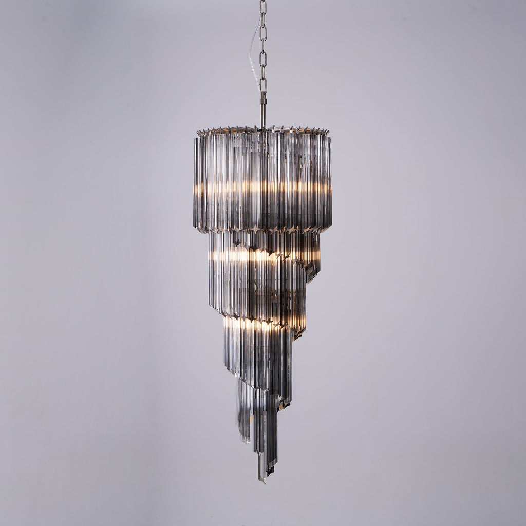 Spiral Pendant Chandelier — Chandelier | Maison Monashee — view 7
