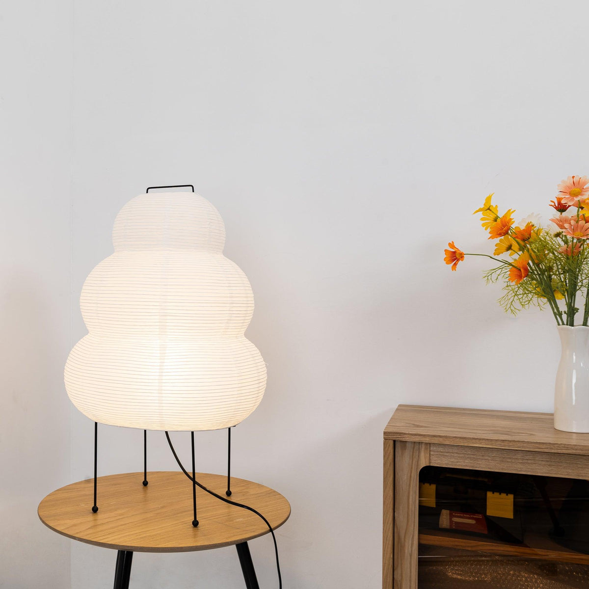 Japanese Lantern Table Lamp — Table Lamp | Maison Monashee — view 66