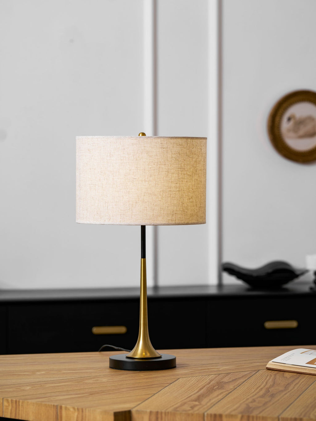 Large Black Table Lamp for Living Room — Table Lamp | Maison Monashee — view 9