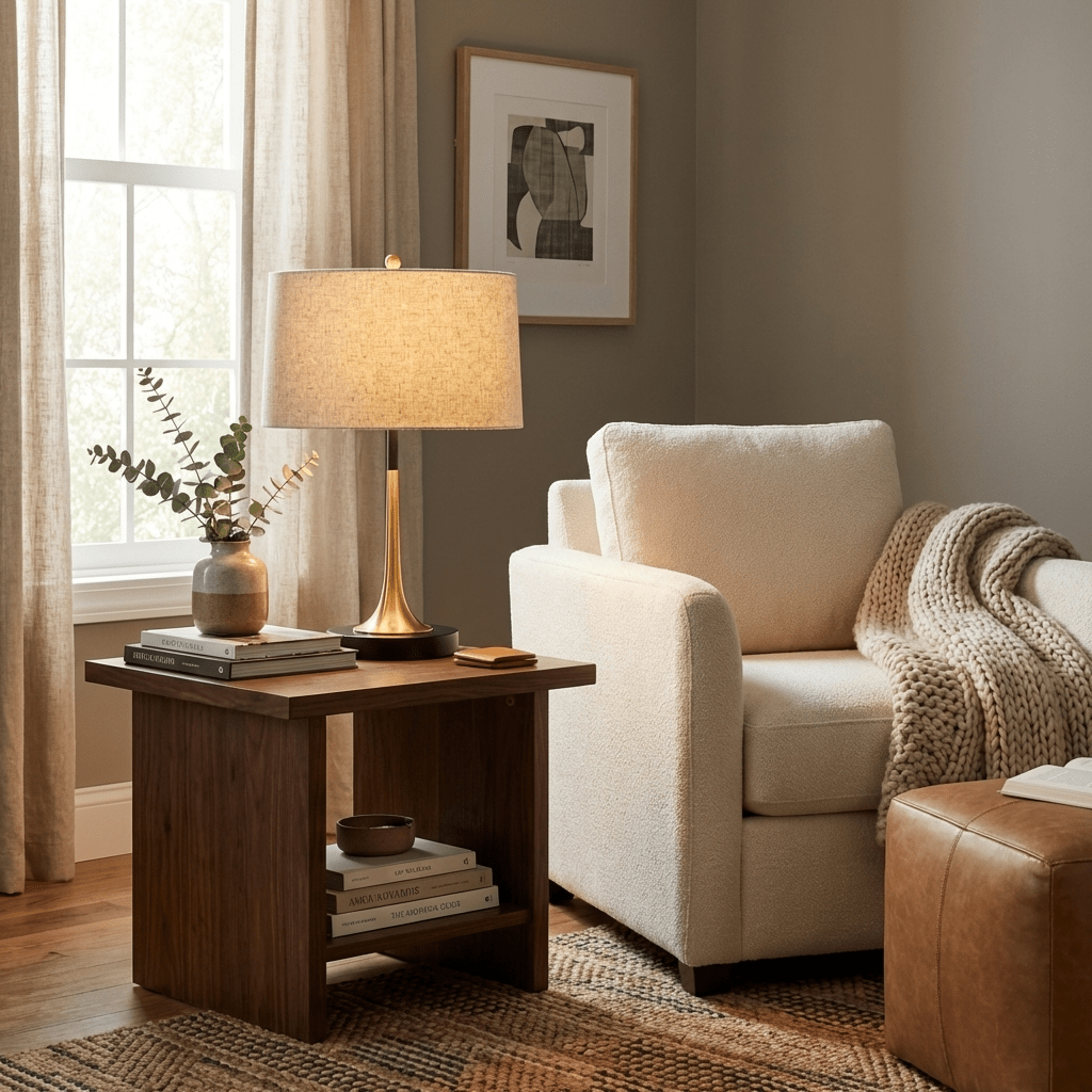 Large Black Table Lamp for Living Room — Table Lamp | Maison Monashee — view 5