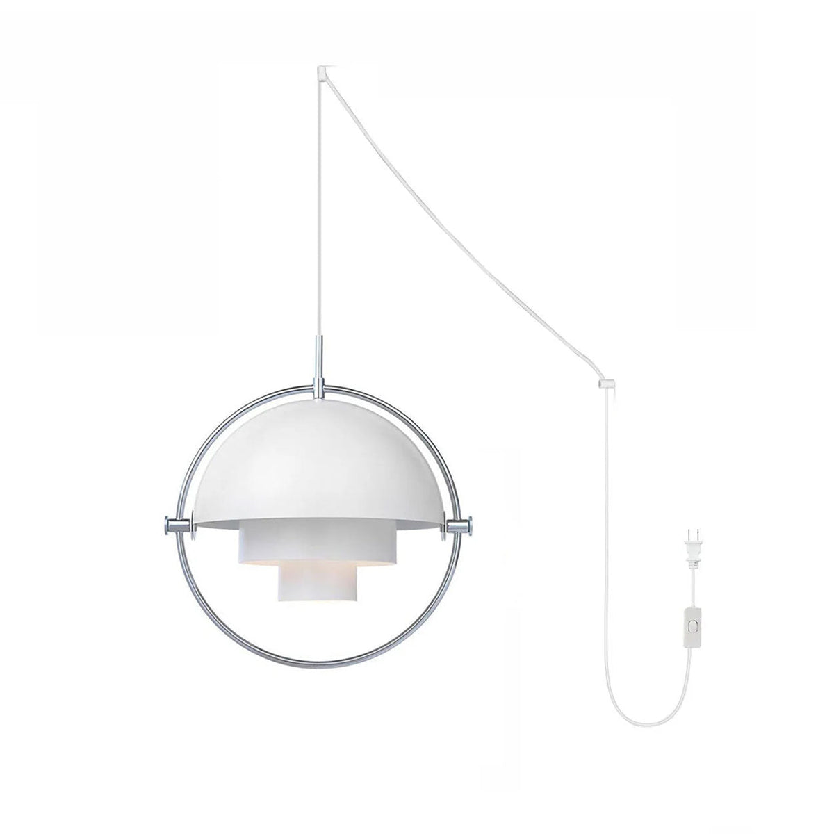 Hanging Pendant Light with Plug — Pendant Light | Maison Monashee — view 20