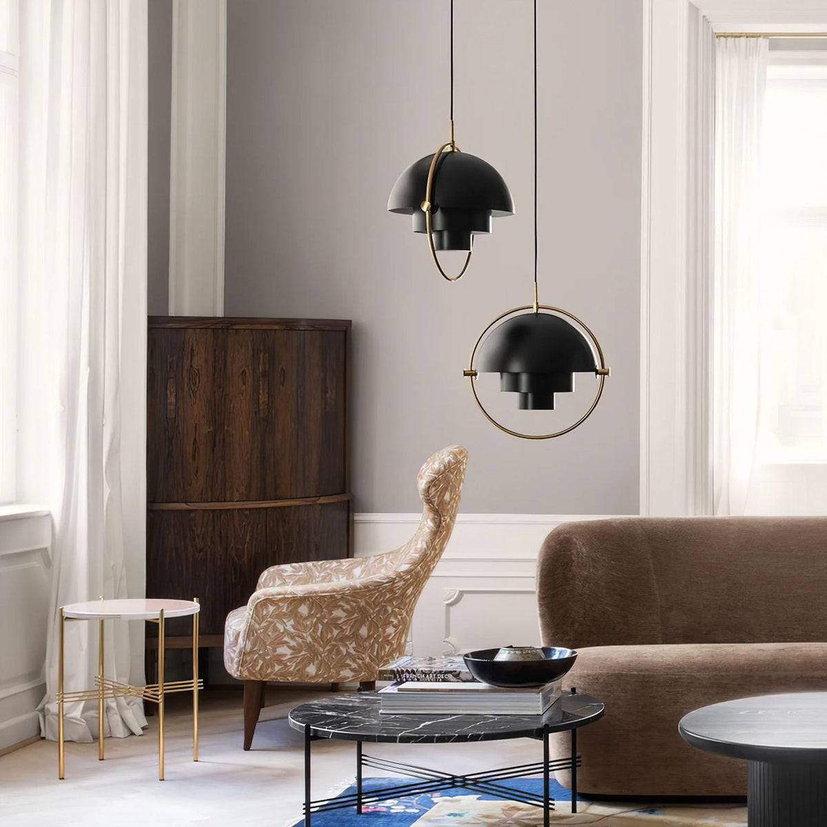 Saturn Ring Pendant Light — Pendant Light | Maison Monashee — view 5