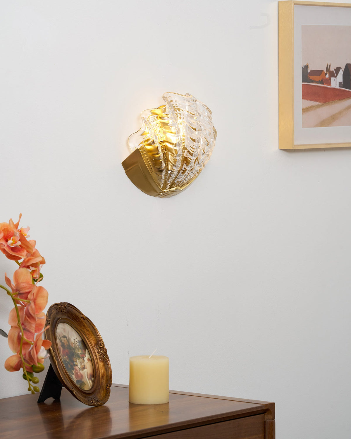 Vintage Shell Wall Sconce — Wall Sconce | Maison Monashee — view 40
