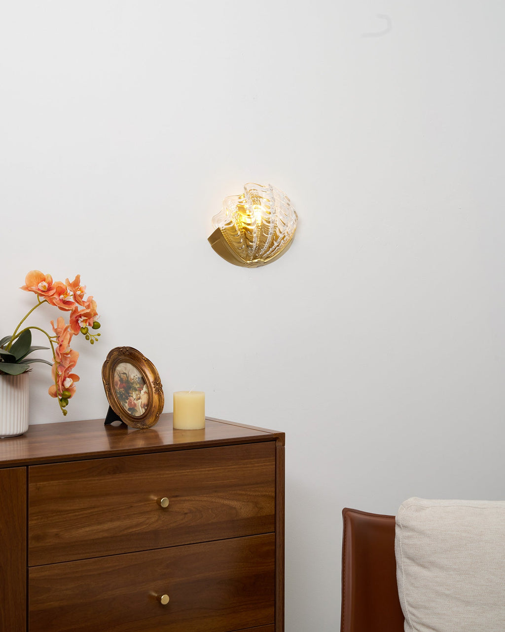 Vintage Shell Wall Sconce — Wall Sconce | Maison Monashee — view 42