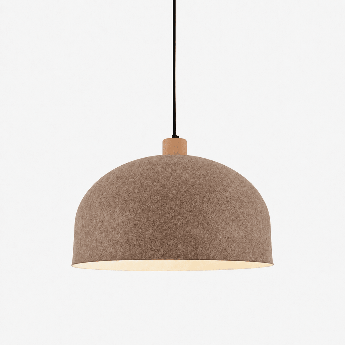 Grey Dome Pendant Light — Pendant Light | Maison Monashee — view 11