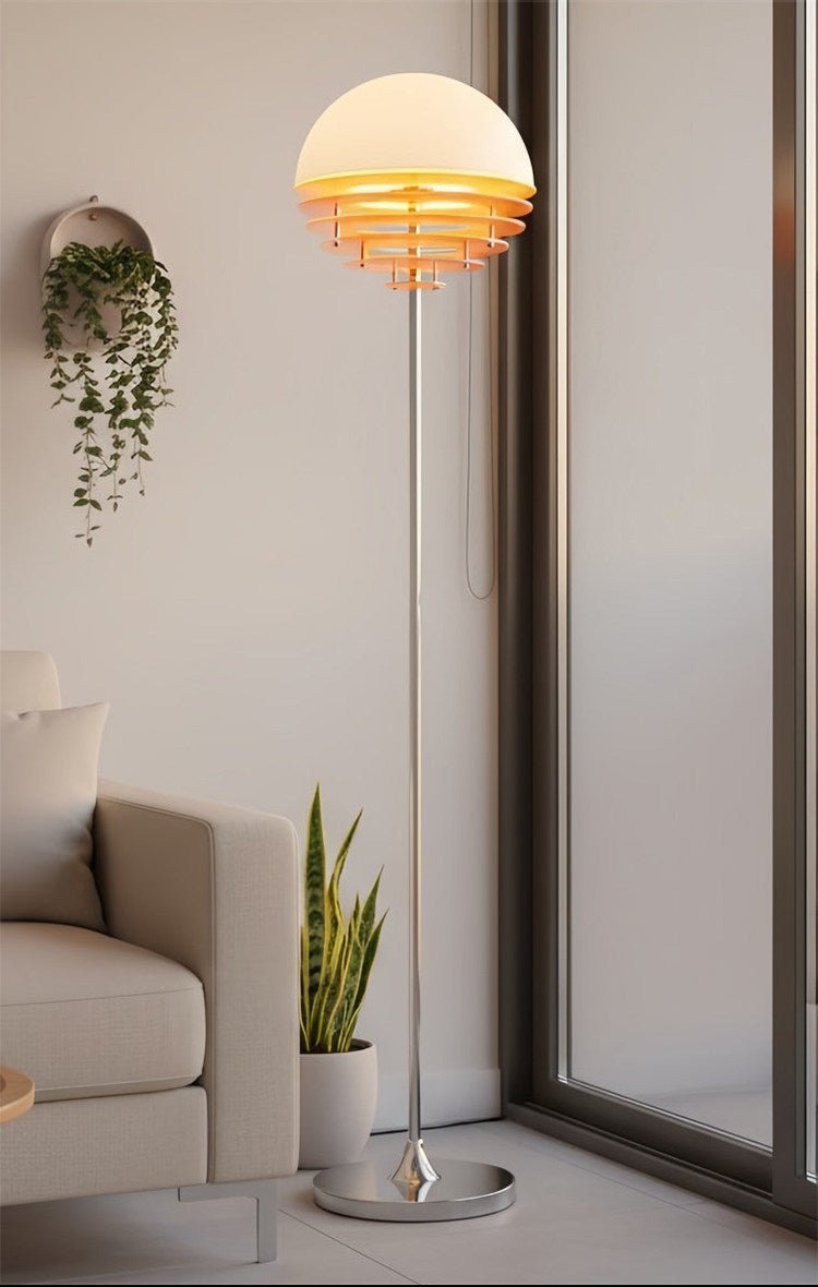 Chrome Dome Floor Lamp — Floor Lamp | Maison Monashee — view 8