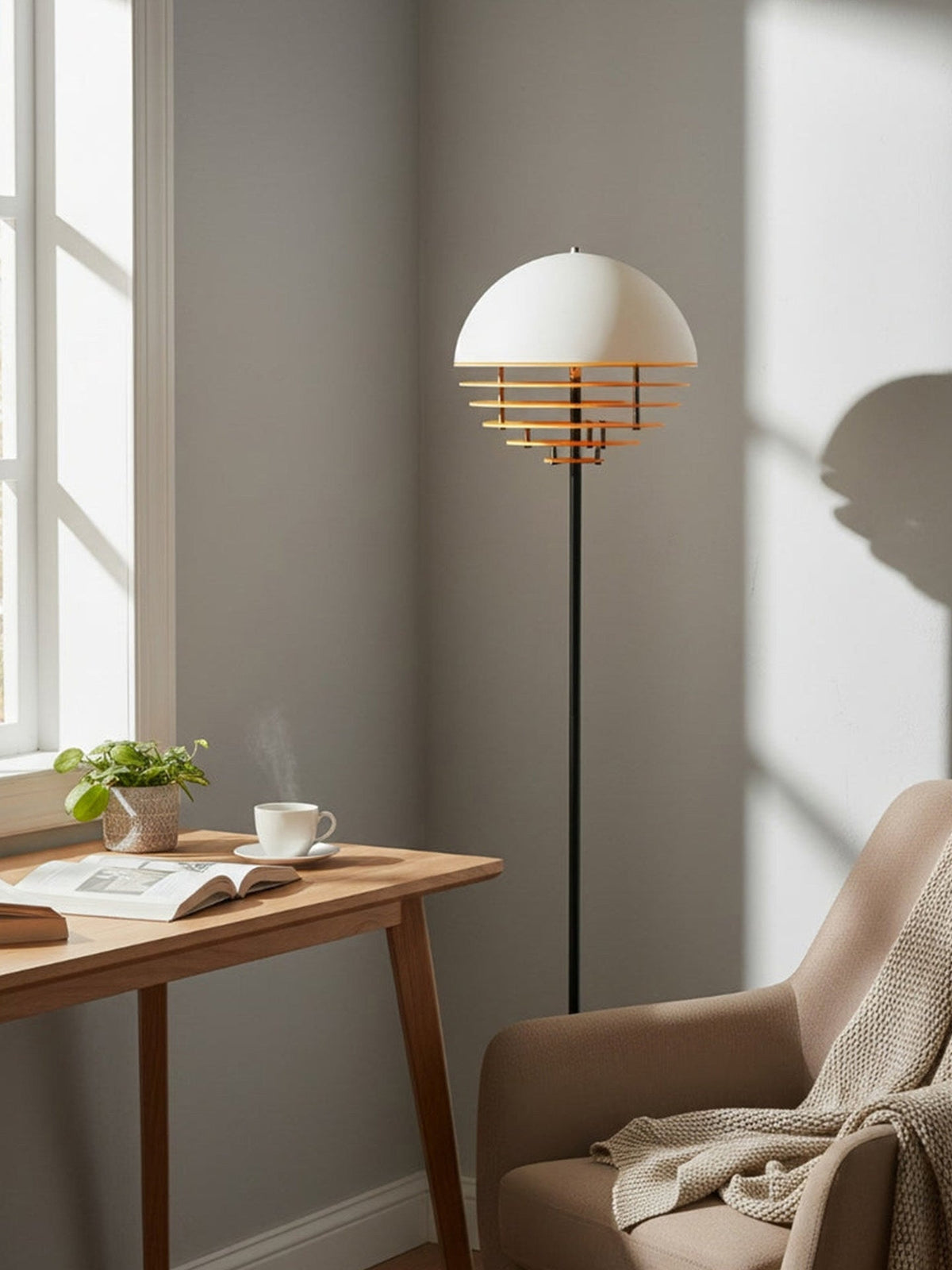 Chrome Dome Floor Lamp — Floor Lamp | Maison Monashee — view 9