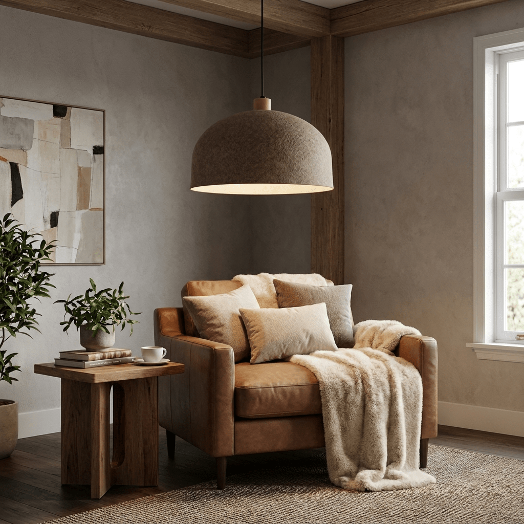 Grey Dome Pendant Light — Pendant Light | Maison Monashee — view 4
